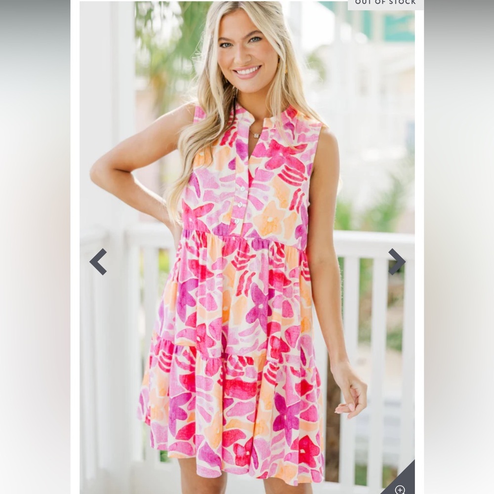 Baltic Born Floral Tank Mini Dress